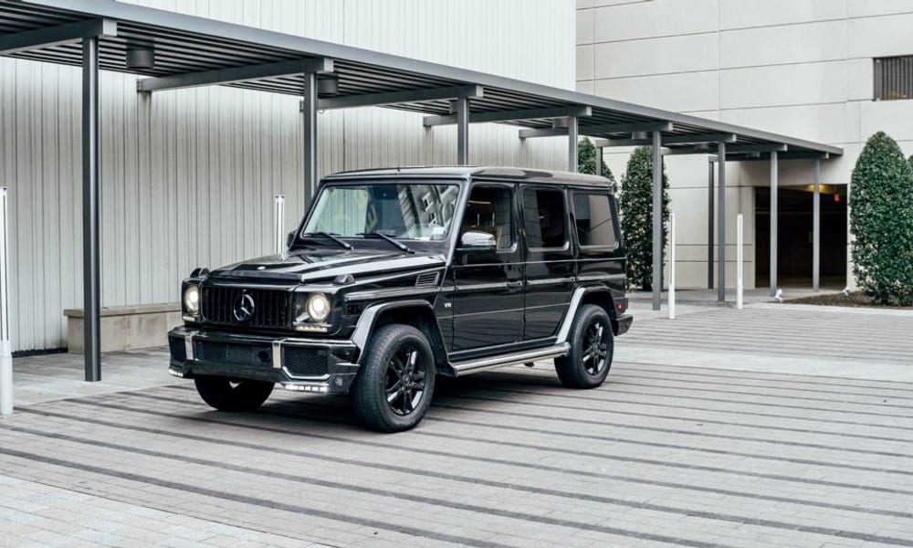 Mercedes G 550, available to rent in Houston